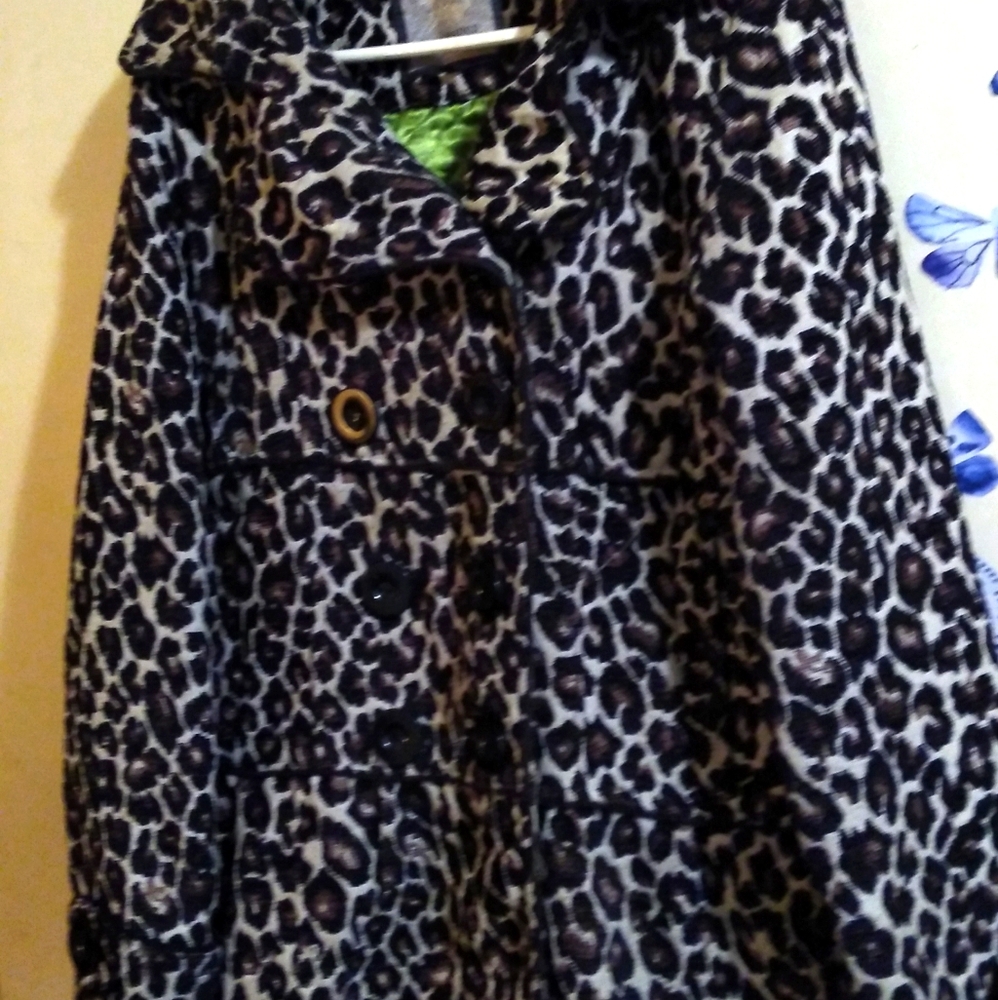 Leopard peacoat by dollhouse